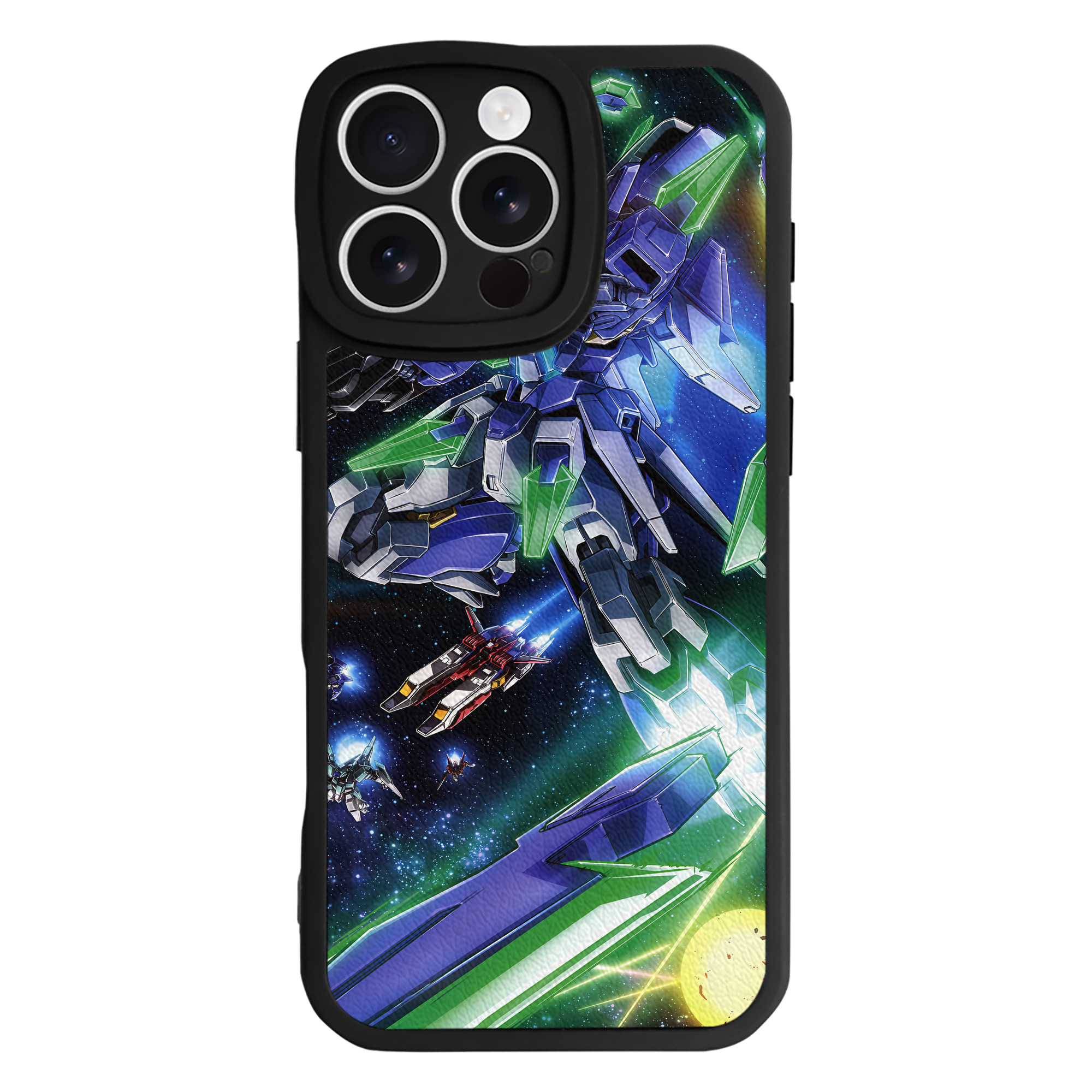 （画像用） 機動戦士ガンダム Mobile Suit Gundam 【iPhone 16シリーズ対応】シリコンスマホケース（レザー調） 材質：シリコン